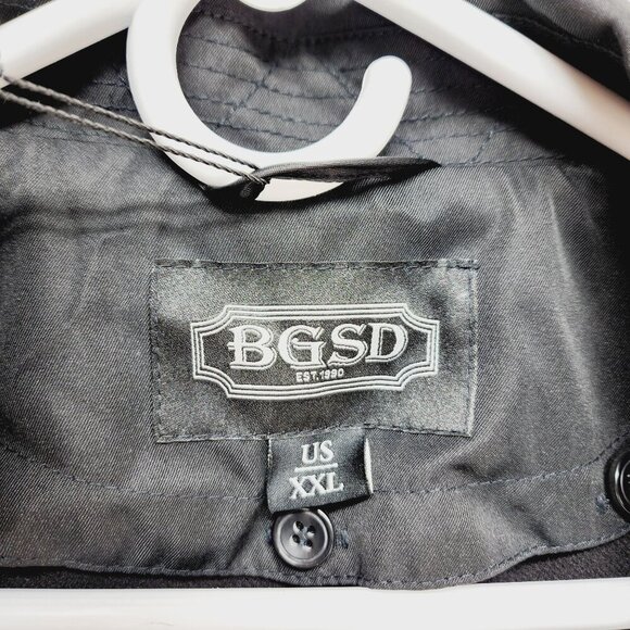 BGSD Women's Gabby Black Mid Length Trench Coat Size  XXL New - Picture 7 of 15